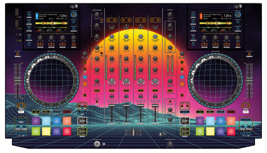Denon DJ MCX 8000 Skin Synthwave Horizon